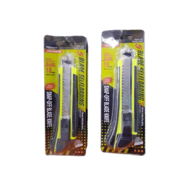 คัตเตอร์ + ใบมีด 5 ใบ (Prescott)PHCS805 (3)