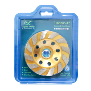 ใบเจียรบัว ขนาด 4 นิ้ว Alpha Brand